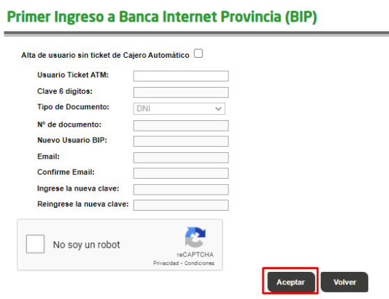 registrarse en banca internet provincia